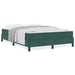 Pat boxspring cu saltea Verde închis 140 x 190 cm Catifea - WALTI WALTI