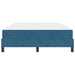 Pat boxspring cu saltea Albastru închis 140 x 190 cm Catifea - WALTI WALTI