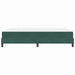 Pat boxspring cu saltea Verde închis 140 x 200 cm Catifea - WALTI WALTI