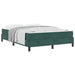 Pat boxspring cu saltea Verde închis 160 x 200 cm Catifea - WALTI WALTI