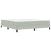 Pat boxspring cu saltea Gri deschis 180 x 200 cm Catifea - WALTI WALTI