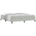 Pat boxspring cu saltea Gri deschis 180 x 200 cm Catifea - WALTI WALTI