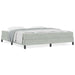 Pat boxspring cu saltea Gri deschis 180 x 200 cm Catifea - WALTI WALTI