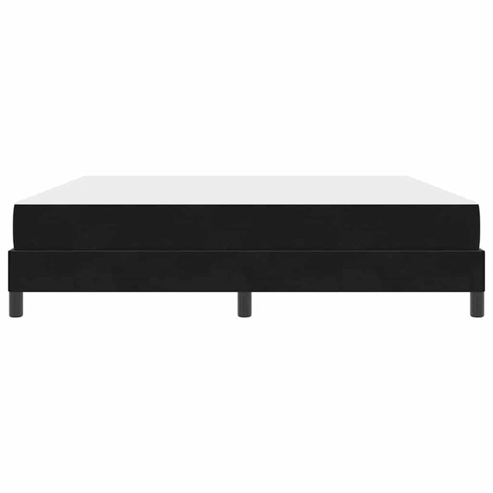 Pat boxspring cu saltea cu saltea Negru 180 x 200 cm Catifea - WALTI WALTI