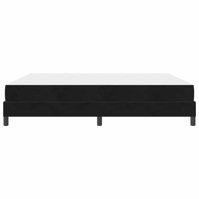 Pat boxspring cu saltea cu saltea Negru 180 x 200 cm Catifea - WALTI WALTI