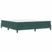 Pat boxspring cu saltea Verde închis 180 x 200 cm Catifea - WALTI WALTI