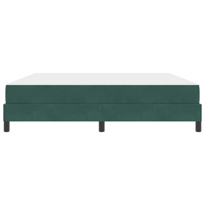 Pat boxspring cu saltea Verde închis 180 x 200 cm Catifea - WALTI WALTI