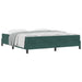 Pat boxspring cu saltea Verde închis 180 x 200 cm Catifea - WALTI WALTI