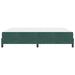 Pat boxspring cu saltea Verde închis 180 x 200 cm Catifea - WALTI WALTI