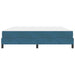 Pat boxspring cu saltea Albastru închis 180 x 200 cm Catifea - WALTI WALTI