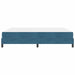 Pat boxspring cu saltea Albastru închis 180 x 200 cm Catifea - WALTI WALTI