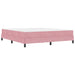 Pat boxspring cu saltea cu saltea Roz 180 x 200 cm Catifea - WALTI WALTI