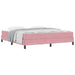 Pat boxspring cu saltea cu saltea Roz 180 x 200 cm Catifea - WALTI WALTI