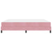 Pat boxspring cu saltea cu saltea Roz 180 x 200 cm Catifea - WALTI WALTI