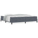 Pat boxspring cu saltea Gri închis 200 x 200 cm Catifea - WALTI WALTI