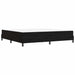 Pat boxspring cu saltea cu saltea Negru 200 x 200 cm Catifea - WALTI WALTI