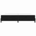 Pat boxspring cu saltea cu saltea Negru 200 x 200 cm Catifea - WALTI WALTI