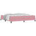 Pat boxspring cu saltea cu saltea Roz 200 x 200 cm Catifea - WALTI WALTI