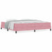 Pat boxspring cu saltea cu saltea Roz 200 x 200 cm Catifea - WALTI WALTI
