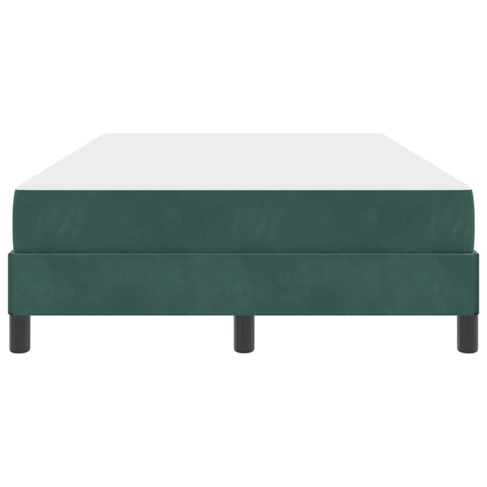 Pat cu arcuri cu saltea Verde închis 120 x 210 cm țesătură WALTI