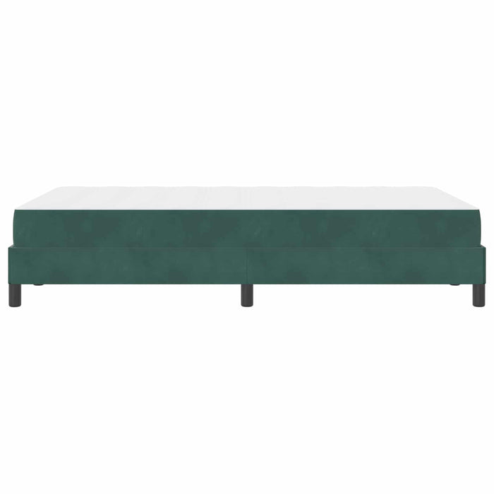Pat cu arcuri cu saltea Verde închis 120 x 210 cm țesătură WALTI