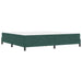 Pat boxspring cu saltea Verde închis 200 x 210 cm Catifea - WALTI WALTI
