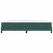 Pat boxspring cu saltea Verde închis 200 x 210 cm Catifea - WALTI WALTI