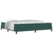 Pat boxspring cu saltea Verde închis 200 x 210 cm Catifea - WALTI WALTI