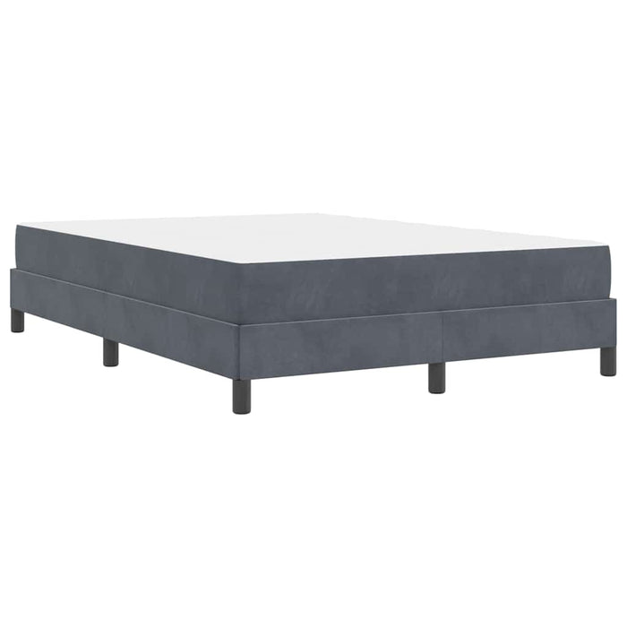 Pat cu arcuri cu saltea Gri închis 160 x 220 cm țesătură - WALTI WALTI