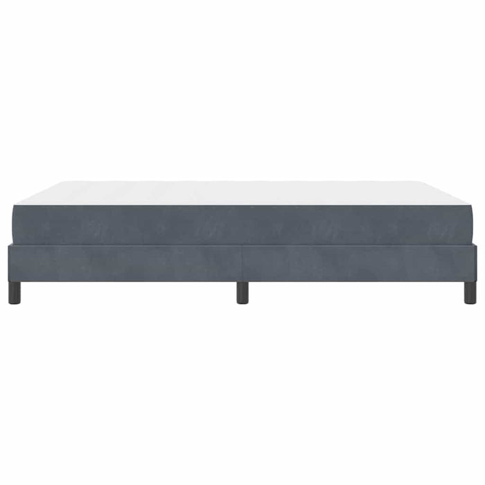 Pat cu arcuri cu saltea Gri închis 160 x 220 cm țesătură - WALTI WALTI