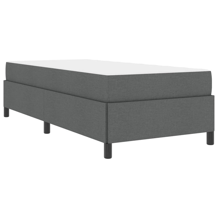 Pat cu arcuri Gri închis 80 x 200 cm țesătură - WALTI WALTI