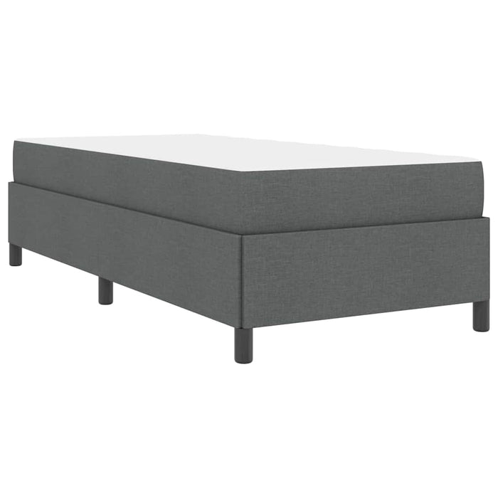 Pat cu arcuri Gri închis 80 x 200 cm țesătură - WALTI WALTI