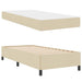 Pat cu arcuri Crem 80 x 200 cm țesătură - WALTI WALTI