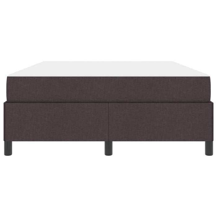 Pat cu arcuri cu saltea Maro închis 140 x 190 cm țesătură - WALTI WALTI