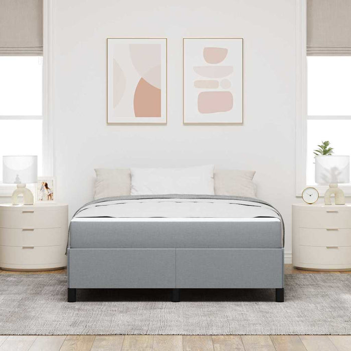 Pat cu arcuri Gri deschis, Negru 140 x 200 cm - WALTI WALTI