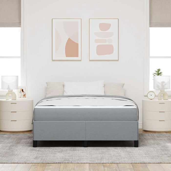 Pat cu arcuri Gri deschis, Negru 160 x 200 cm - WALTI WALTI