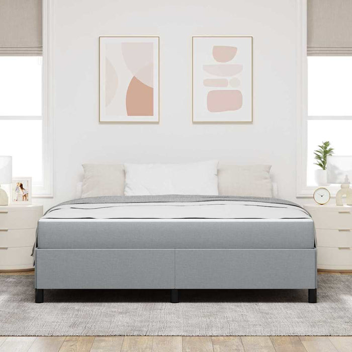 Pat cu arcuri Gri deschis, Negru 180 x 200 cm - WALTI WALTI
