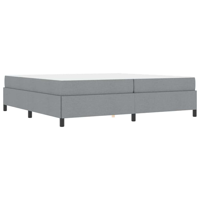 Pat cu arcuri Gri deschis, Negru 200 x 200 cm - WALTI WALTI