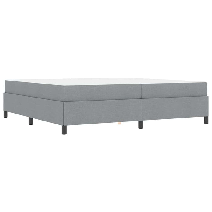 Pat cu arcuri Gri deschis, Negru 200 x 200 cm - WALTI WALTI