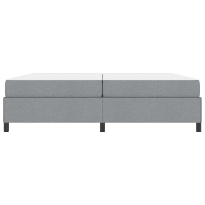 Pat cu arcuri Gri deschis, Negru 200 x 200 cm - WALTI WALTI