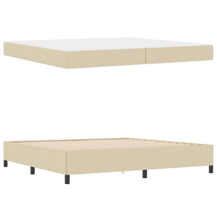 Pat cu arcuri Crema, Negru 200 x 200 cm - WALTI WALTI