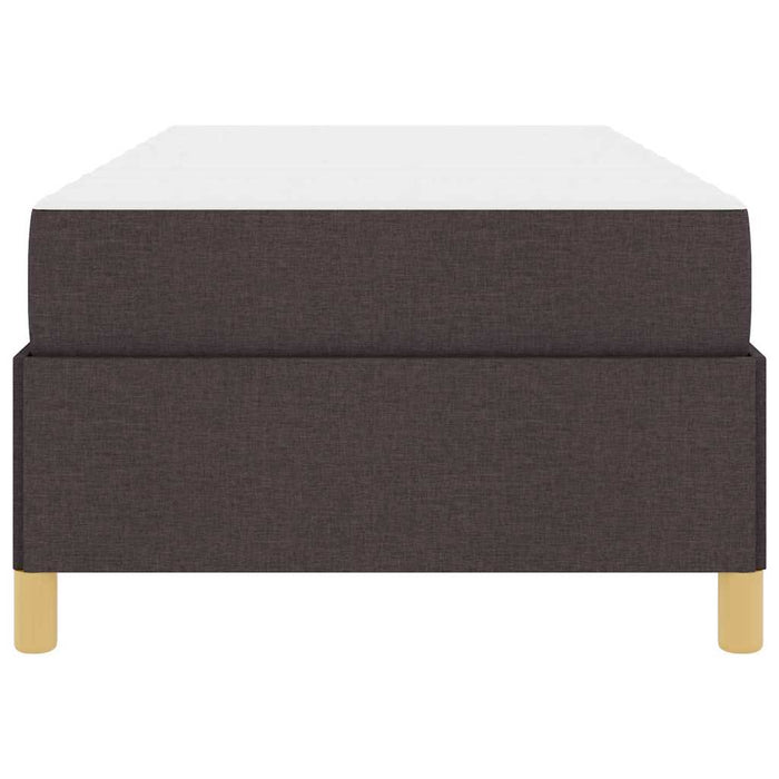 Pat cu arcuri Maro și Alb și Maro închis 80 x 200 cm țesătură - WALTI WALTI