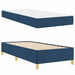 Pat cu arcuri Albastru și Maro și Alb 80 x 200 cm țesătură - WALTI WALTI