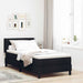 Pat boxspring cu saltea cu saltea Negru 100 x 200 cm - WALTI WALTI