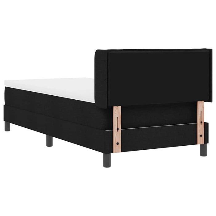 Pat boxspring cu saltea cu saltea Negru 100 x 200 cm - WALTI WALTI