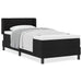 Pat boxspring cu saltea cu saltea Negru 100 x 200 cm - WALTI WALTI