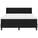 Pat cu arcuri cu saltea Negru 200 x 160 cm Poliester - WALTI WALTI