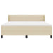 Pat boxspring cu saltea cu saltea Crem 180 x 200 cm - WALTI WALTI