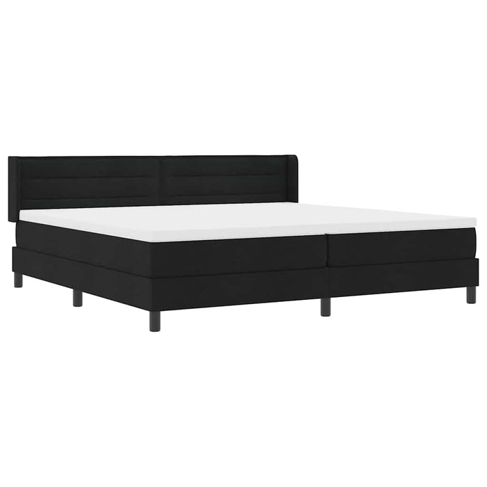 Pat boxspring cu saltea cu saltea Negru 200 x 200 cm - WALTI WALTI