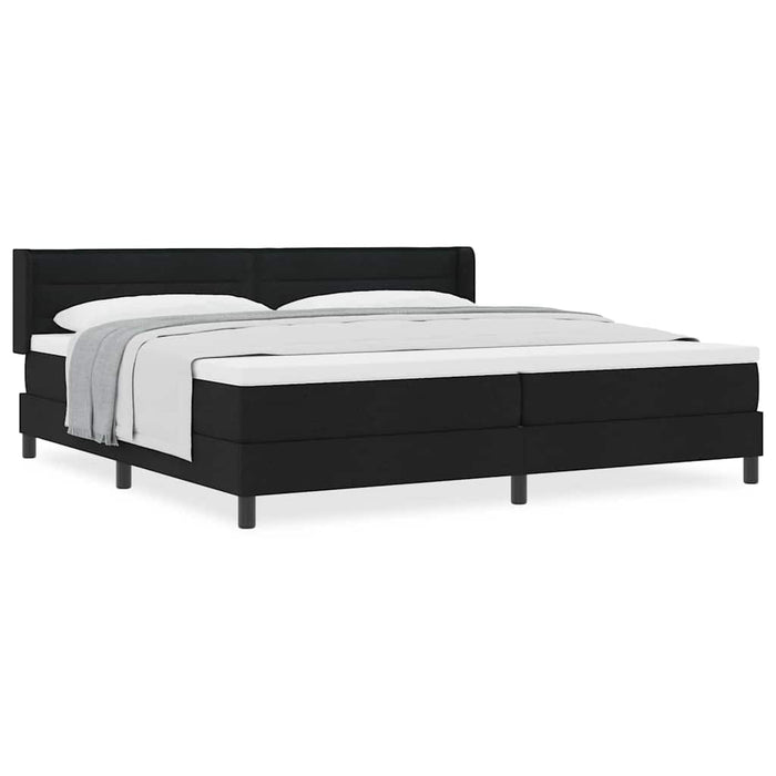 Pat boxspring cu saltea cu saltea Negru 200 x 200 cm - WALTI WALTI
